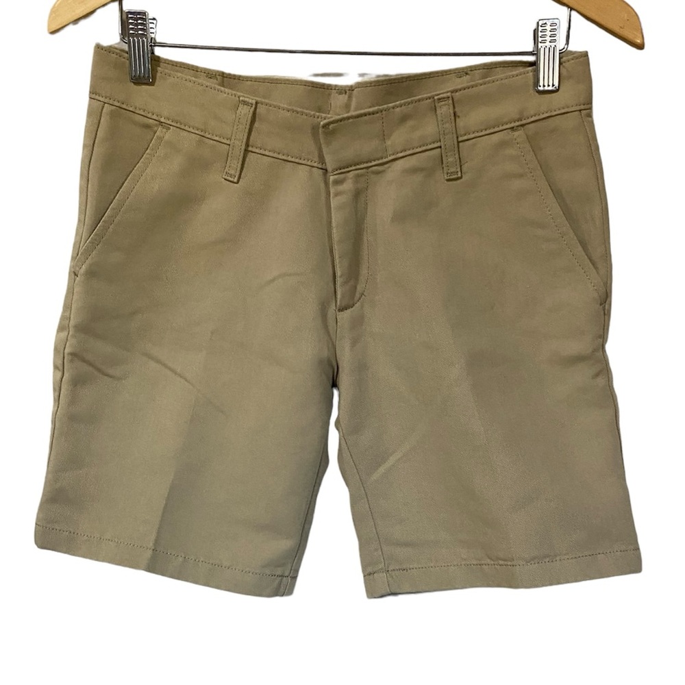 SIXFLAGS CLASSIC FIT VINTAGE SHORTS COLOR BEIGE SIZE 6